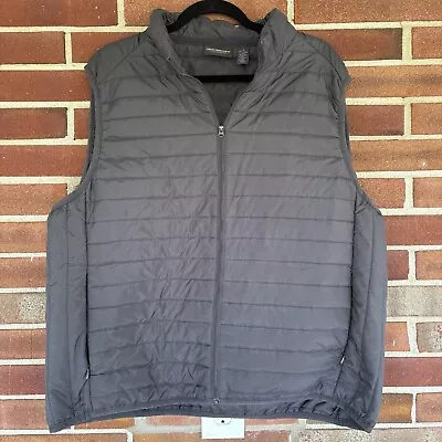 John Bartlett Consensus Gray Full Zip Best Men’s Sz XL A3724 - Image 1 of 4