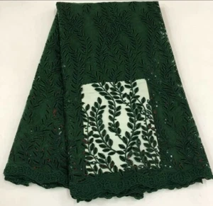 5 Yards African French Tulle Fabric - Picture 1 of 1