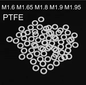 M1.6 M1.65 M1.8 M1.9 M1.95 PTFE Lavatrice plastica guarnizione resistente alle alte temperature - Foto 1 di 2