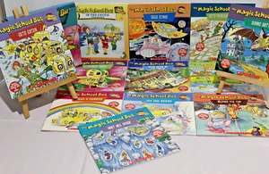 Magic School Bus Briefcase Box Set 12x Books Scholastic 90s Vintage Complete VGC - Picture 1 of 24