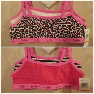 New Girls JESSICA SIMPSON Pink Red Size S M L XL Pullover Crop Top Training Bras - Picture 1 of 10