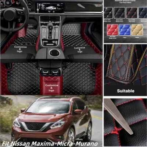 For Fit Nissan Maxima-Micra-Murano Car Floor Mat Carpets Handmade Front & Rear - Imagen 1 de 27