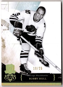 2010-11 Upper Deck The Cup Gold Spectrum BOBBY HULL 72 /25 Chicago Blackhawks UD