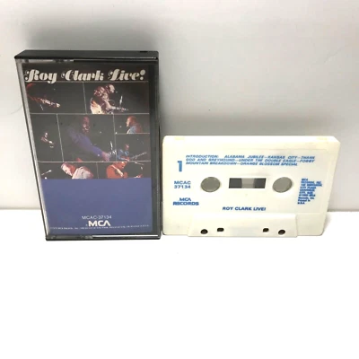 Roy Clark – Roy Clark Live Concert Cassette 1980 MCA  MCAC-37134 Play Tested - Image 1 of 4