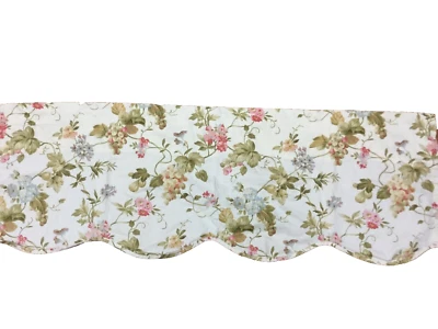 WAVERLY CENEFA HOME CLASSICS FLORALES FRUTAS UVAS ROSAS AMARILLO CLARO VERDES AZUL Foto 1 de 4