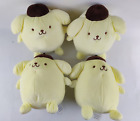 Lot Of 4 Sanrio Pompompurin Cushion Plush Doll Pillow Big Chubby 12"