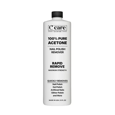 Removedor de esmalte de uñas 100 % acetona pura | Calidad profesional | Fácil de usar |... Foto 1 de 4