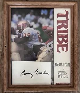 Sept 14, 1991 Bobby Bowden Signature Photo Florida vs Michigan (1961) - Picture 1 of 6