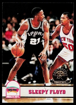 1993-94 Hoops Sleepy Floyd #404 San Antonio Spurs - Image 1 of 2