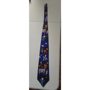 Save The Children Tie: Alicia Age 9 " What I Want To Be.." 100% Silk Vintage - Picture 1 of 5