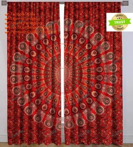 Mandala Curtain For Bed Room Indian Window Wall Drapes Bohemian Balcony Curtain - Picture 1 of 7