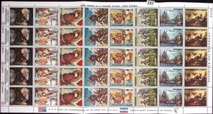 # PARAGUAY - MNH - MUSIC, SHIPS, NUDE, DOGS, INDEPENDENCE - FOLDED SHEET - Imagen 1 de 1
