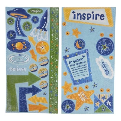 Close to My Heart Reflections Stickease X7109C 蓝色 Inspire Dreams Stars 全新 — 第 1/4 张图片