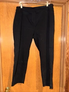 Soft Surroundings Ankle Hose Damen Gr. L schwarz super Stretch Pull On schlankmachend - Bild 1 von 8