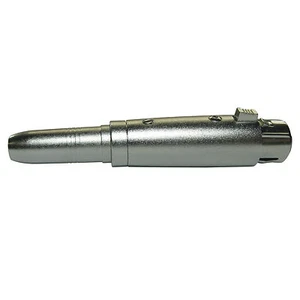 XLR Female to 1/4 TRS stereo or Mono balanced unbalanced Microphone Mic Adapter - Picture 1 of 4