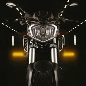 Motorcycle Sequential Flowing LED Turn Signal Indicator DRL Daytime Brake Light - Bild 1 von 28
