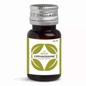 Charak Cephagraine Nasal Drops Ayurveda Ayurvedic Herbal Product 15ml (Pack of 3 - Picture 1 of 4
