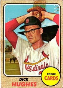 DICK HUGHES 1968 Topps #253  FREE SHIP 50% OFF SALE  B1010R1S27P11