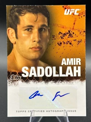 Amir Sadollah 2010 Topps UFC Main Event Signed Auto Card #FA-ASA - Image 1 of 3