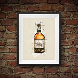 Wild Turkey Rare Breed Rye Whiskey - Original Wall Art Decor  - Picture 1 of 2