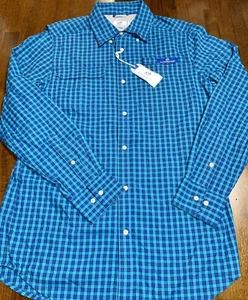 NEW Southern Tide SkipJack Vented Fishing Shirt Blue Classic Long Sleeve Medium - Picture 1 of 2