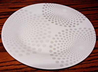 Placa de Control de Porciones Weight Watchers 9.5" Blanca con Diseños de Puntos Grises-Comedor i31 Foto 1 de 4