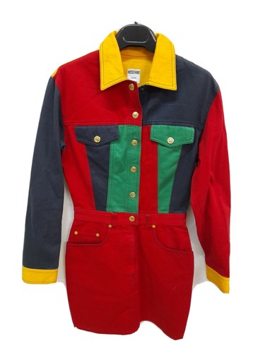 Moschino jeans couture vestito dress jacket giacca tg 42 S donna vintage 90s