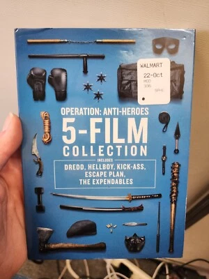 5-Film Collection (DVD, NEW) Dredd, Hellboy, Kick-Ass, Expendables, Escape Plan - Image 1 of 2