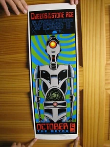 Queens Of The Stone Age Poster S/N Signed Number the Metro Alan Forbes 2000 - Picture 1 of 3
