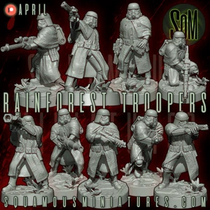 9 stormtrooper de jungle star wars legion - Imagen 1 de 1