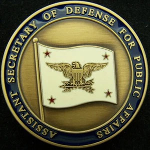 Assistant Secretary of Defense for Public Affairs Challenge Coin - Picture 1 of 2