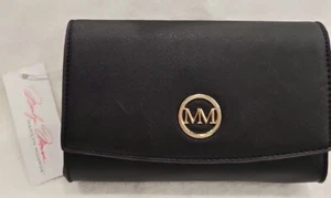 Marilyn Monroe schwarze Umhängetasche/Clutch/Geldbörse abnehmbar Goldkette 8x2x6 - Bild 1 von 7