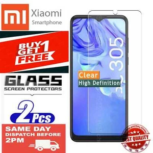 For Xiaomi Mi 10 youth Poco C3 C51 Redmi A1 Tempered Glass Screen Protector F020 - Picture 1 of 8