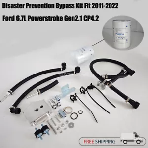 Disaster Prevention Bypass Kit Fit 2011-2022 Ford 6.7L Powerstroke Gen2.1 CP4.2 - Picture 1 of 12