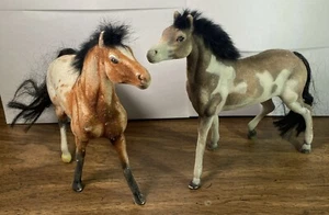 VTG FLOCKED FELT Appaloosa HORSE Painted Horse Soft Main Tail 7.5” Toy Concepts - Picture 1 of 19