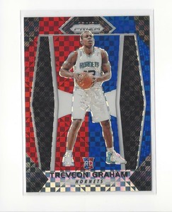 2017-18 Prizm Prizms Red White and Blue #239 Treveon Graham RC Rookie Hornets