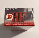 Sony Hf High Fidelity 60 Minute Audio Cassette Normal Bias Tapes 10 Pack C-60Hfc