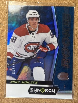 2018-19 Upper Deck Synergy Rookies Blue Noah Juulsen #74  407/799 - Image 1 of 2