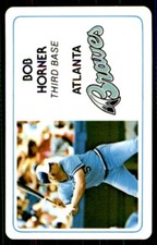 1981 PERMA-GRAPHIC SUPERSTAR CREDIT CARDS (125- PREFIX) #125-006 BOB HORNER