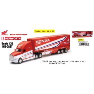 New Ray Newr10893 HRC Factory Racing Team Truck 2017 (Kenworth T700) 1/32