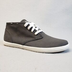 Keds Chamion Chukka Women's 8.5 Gray Canvas Casual Shoes Sneakers Ankle Booties
