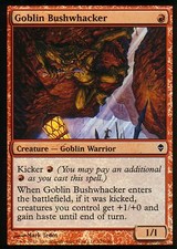 Goblin Bushwhacker Foil | NM | Zendikar | Magic MTG
