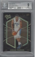 JABARI PARKER 2016 PANINI BLACK GOLD COLLEGIATE HOLO GOLD FOIL 2/5 #50 BGS 9