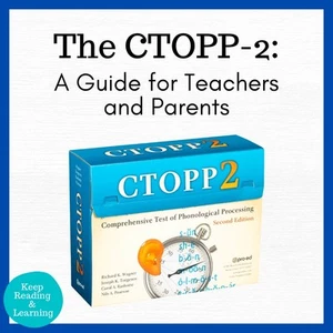 CTOPP2 - Comprehensive Test Of Phonological Processing 2nd Edition Complete Kit - Picture 1 of 1