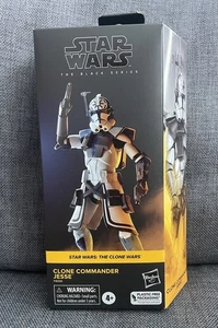 Hasbro STAR WARS 6" THE BLACK SERIES EXCLUSIVE CW - CLONE COMMANDER JESSE - New - Picture 1 of 6