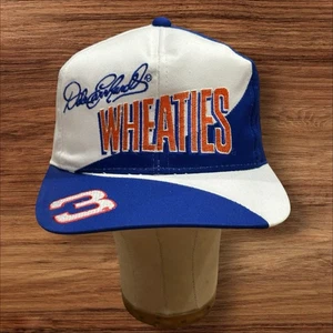 Neu ohne Etikett Vintage 90er NASCAR Wheaties Dale Earnhardt Racing Druckknopflasche Mütze - Bild 1 von 8