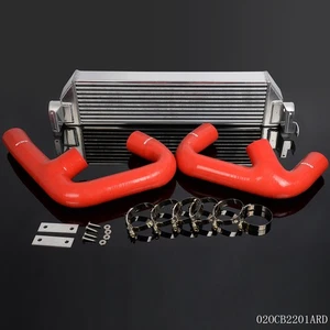Upgrade FMIC Twin Intercooler + Hose Kit Fit For Volkswagen Golf R GTI MK7 2.0T - Picture 1 of 12