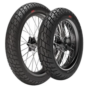 TYRE PAIR EUROGRIP 110/70-17 54H + 150/60-17 66H TRAILHOUND SCR - Picture 1 of 6