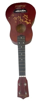 Leolani Hawaii Ukulele 18 OMI International Honolulu Turtle Print - Image 1 of 4