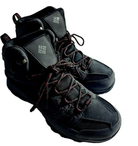 Stivali da trekking Columbia First Crestwood Mid impermeabili da uomo neri antracite taglia 9,5 - Foto 1 di 16